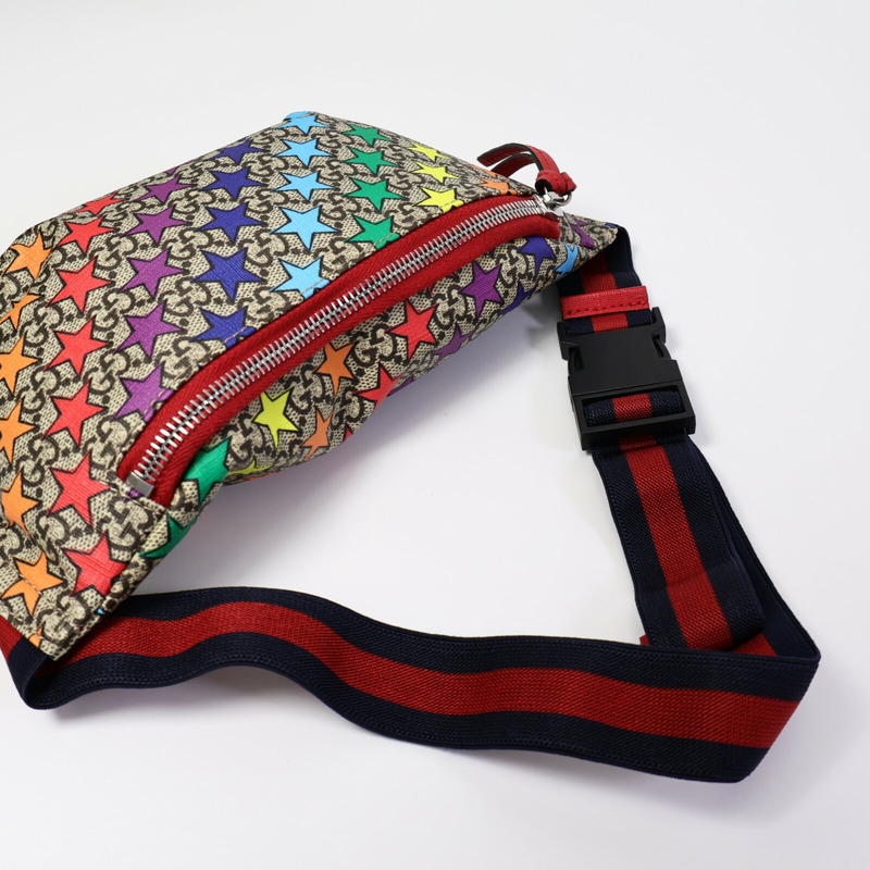 GUCCI 塗層帆布Kids Waist Bag腰包-7