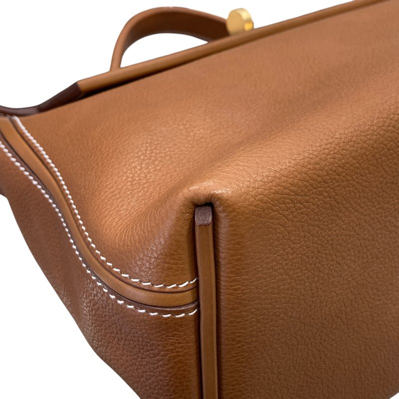 HERMES 愛馬仕 D刻 24/24 29 手提包 TOGO/SWIFT牛皮 金棕色 金釦-7