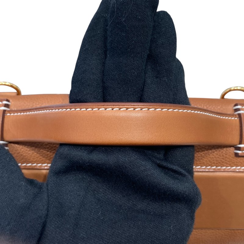 HERMES 愛馬仕 D刻 24/24 29 手提包 TOGO/SWIFT牛皮 金棕色 金釦-12