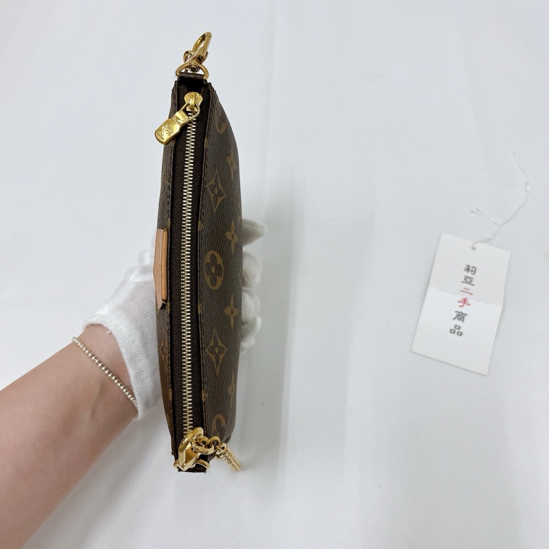 莉亞精品♡ LV M44840 五合一 粉 二手-25