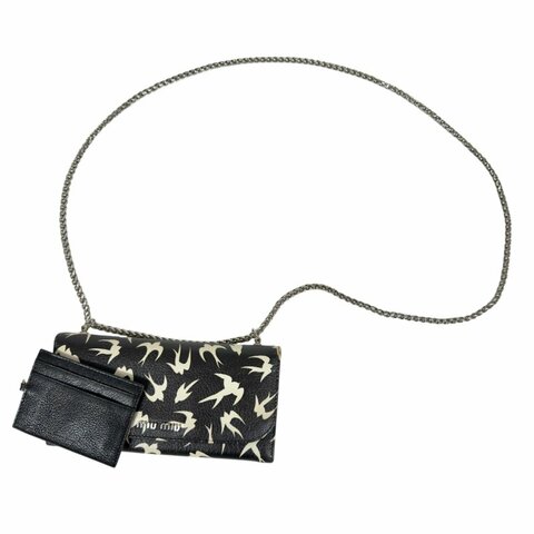 MIU MIU *自加鏈＞送無品牌扣＋無品牌鏈帶* 2用袋