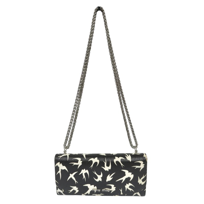 MIU MIU *自加鏈>送無品牌扣+無品牌鏈帶* 2用袋-1