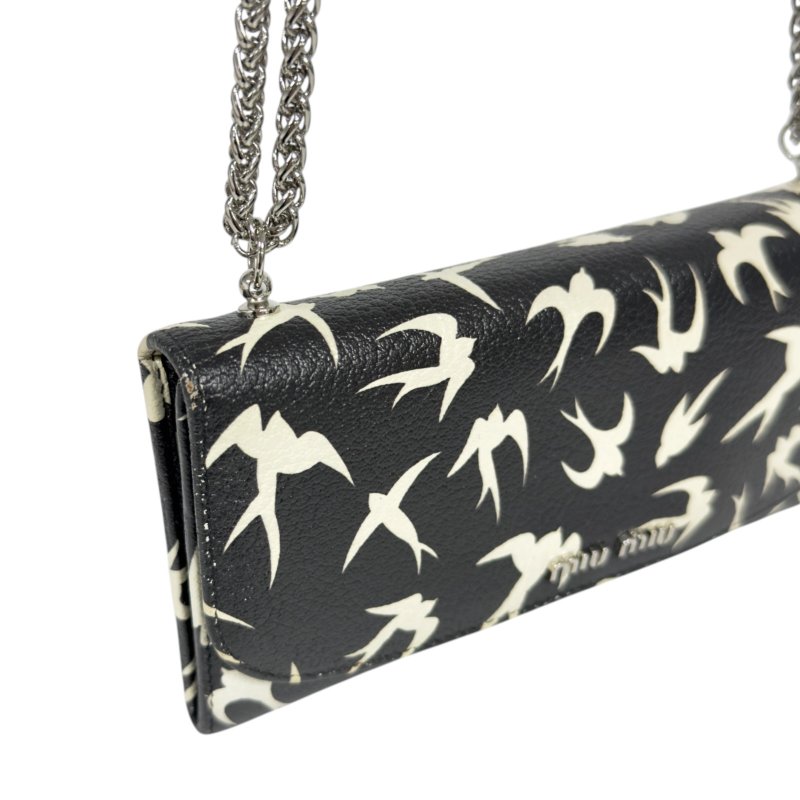 MIU MIU *自加鏈>送無品牌扣+無品牌鏈帶* 2用袋-5