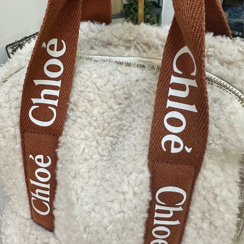 cholé 羊毛羔泰迪後背包-3
