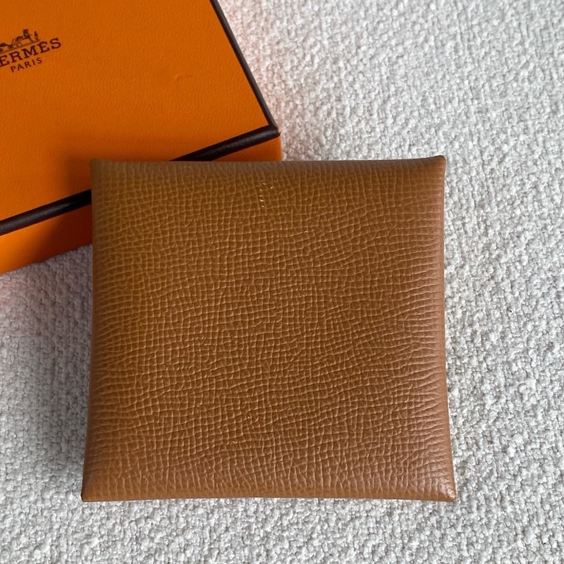 Hermes 愛馬仕 Bastia 零錢包 A刻 金棕 Epsom 皮-2