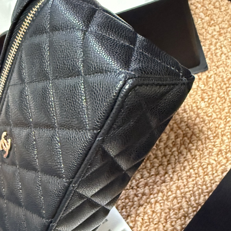 全新 有票據🎫 Chanel 26年爆款香奈兒盒子包Lp飯盒包單肩斜挎手提包-12