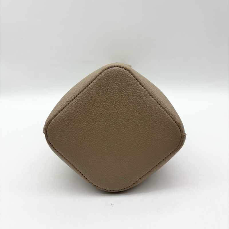 99新🆕 LOEWE 羅意威 Pebble Mini大象灰水桶包 手提包斜背包 金扣 25年帶票 ✅正品-5