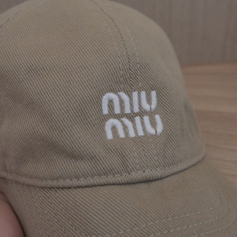 Miu Miu 抽繩棒球帽-1