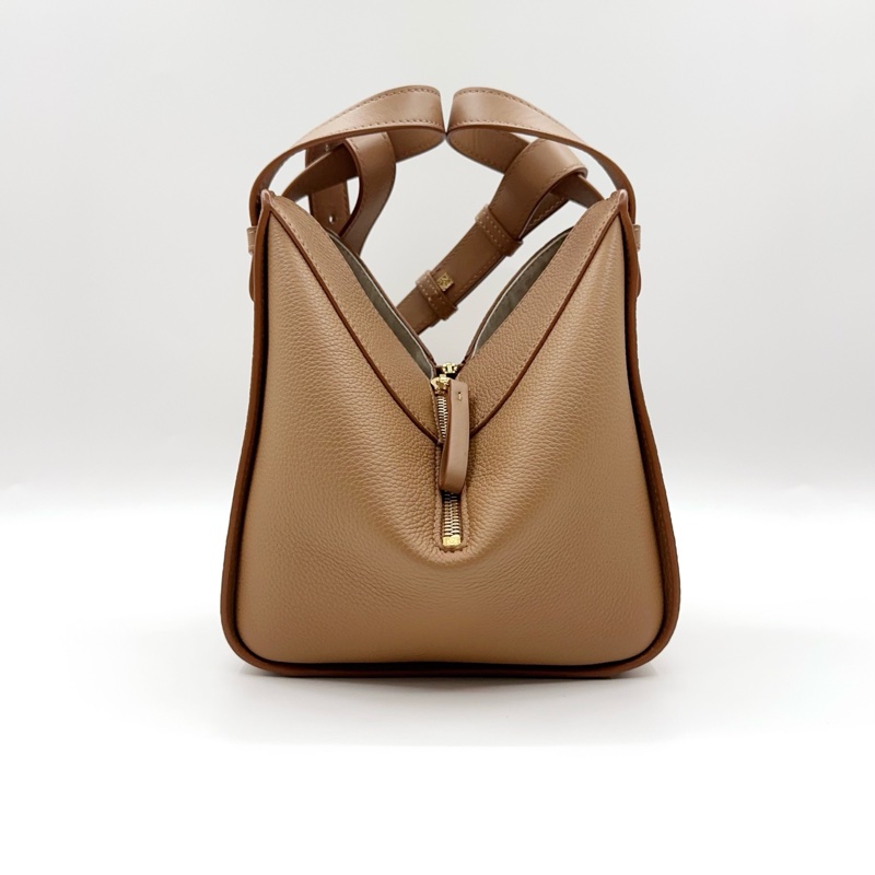 🆕Loewe/羅意威 Hammock 小號吊床 太妃糖色 手提包斜挎包單肩包 金扣 99新❤️正品-3