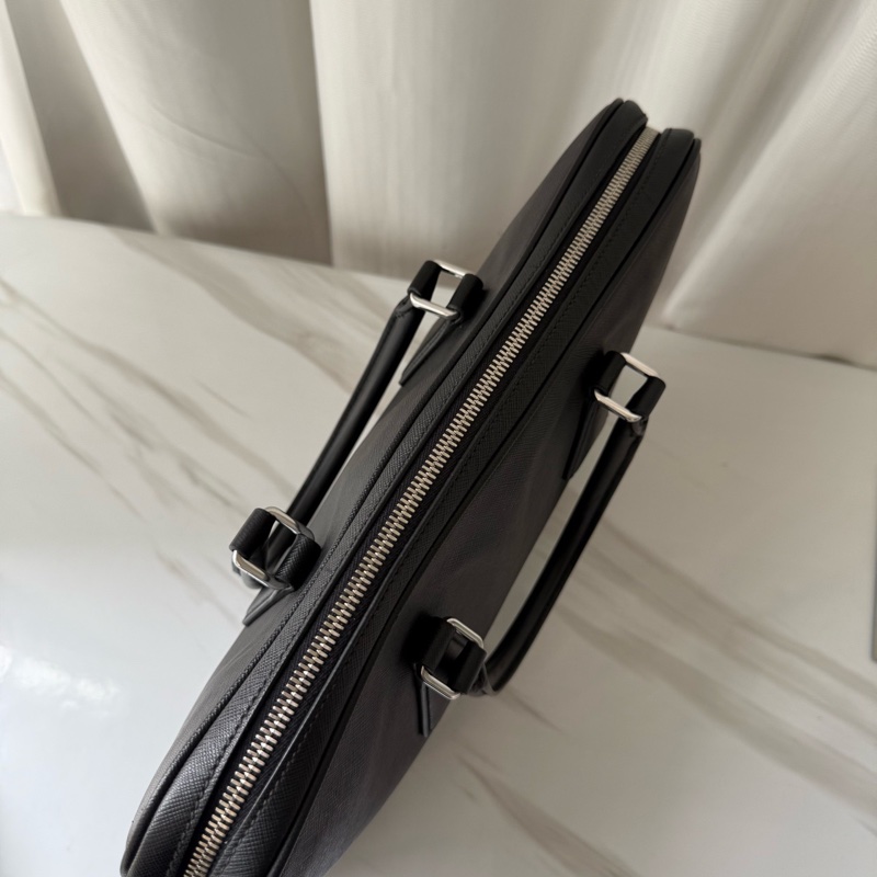 普拉達 Prada 黑色 公文包 有肩帶-6