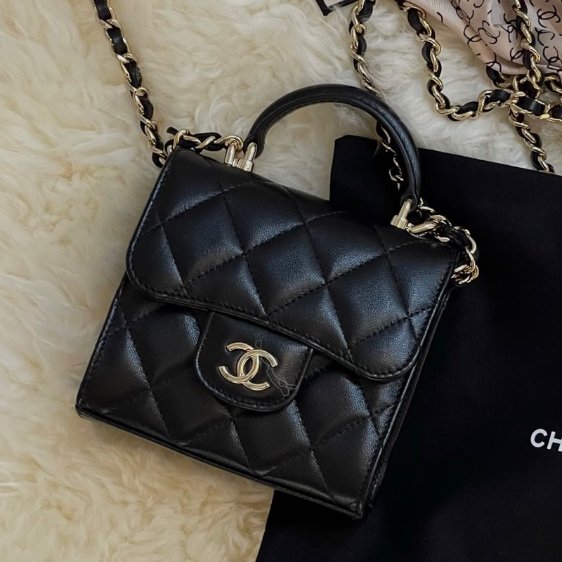 Chanel 22P mini小廢包|早春新款|-5