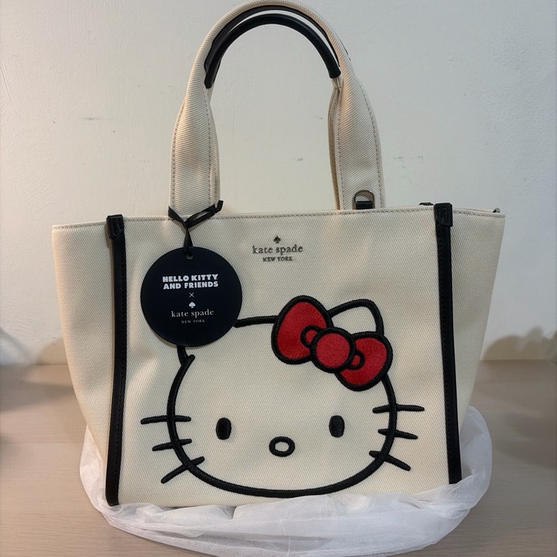 Hello Kitty x Kate Spade New York Kip Canvas Small Tote-5