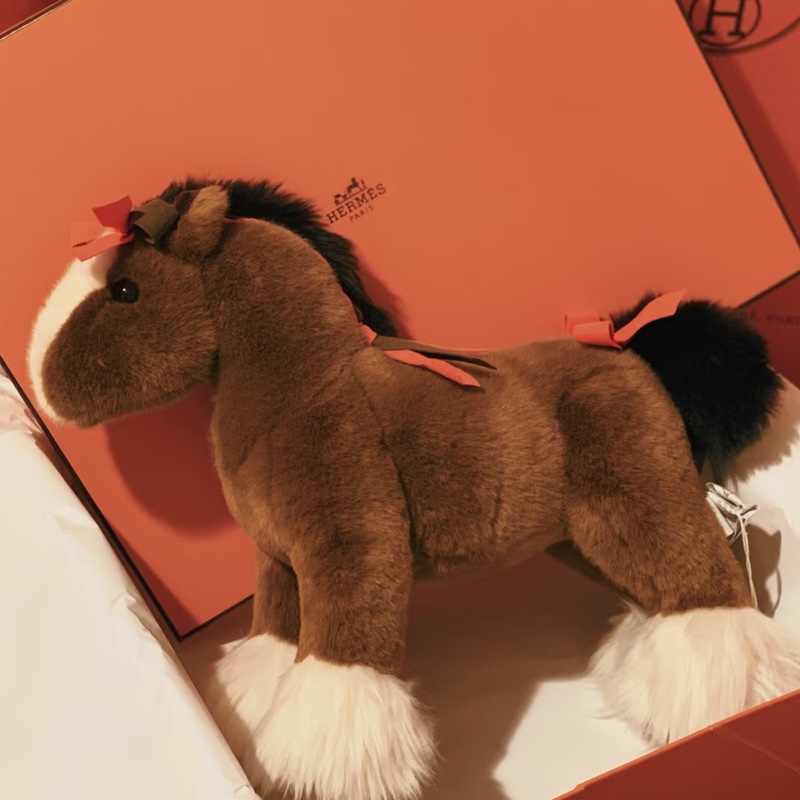 HERMES Hermy 絨毛玩偶馬-1