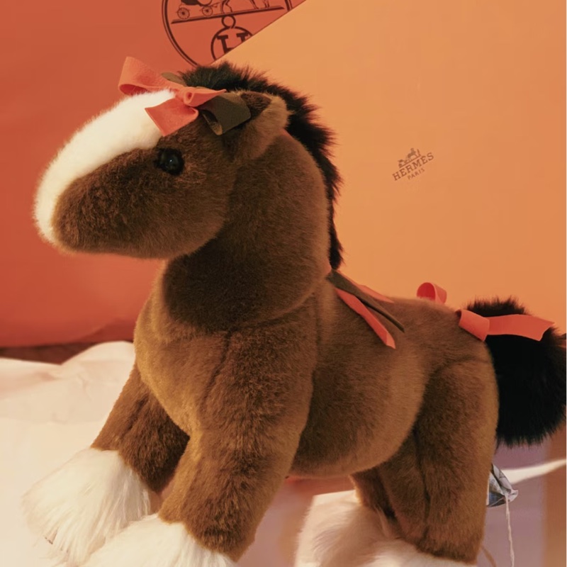 HERMES Hermy 絨毛玩偶馬-6