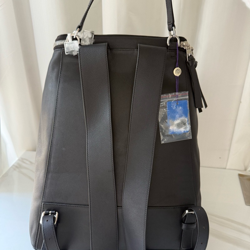 罗意威 Loewe 黑色 双肩包 大号 内里干净。-1