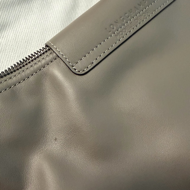 LONG CHAMP LE PLIAGE XTRA 半月形單肩包 M 斑鳩色 - 皮革-14