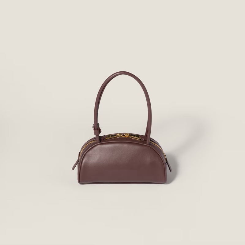 Miu Miu 女士 Beau拉鍊手提包均碼碼23cm*10cm*11.5cm-2