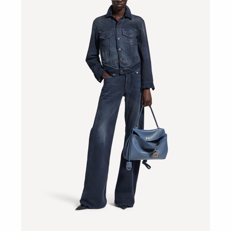 Balenciaga 女士 Rodeo 中號手提包均碼碼中號、35cm*11cm*23.5cm-3