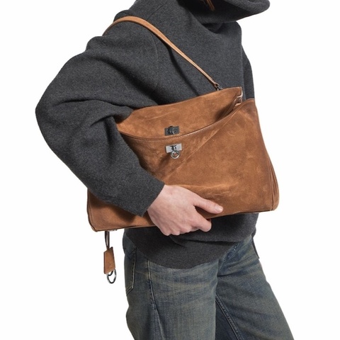 Balenciaga 女士 Rodeo 女士中號駝色手提包均碼碼中號、35cm*11cm*23cm