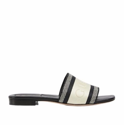 Gucci 女士 織帶涼拖鞋35 36 36.5 37 37.5 38 38.5 39 39.5 40 41碼-1