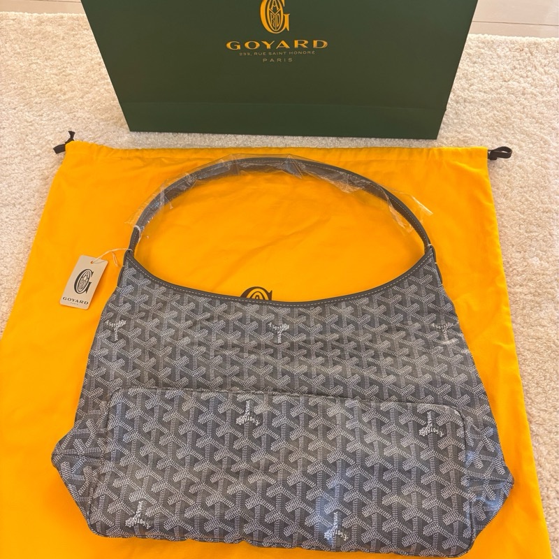 Goyard 全新熱門 HOBO 包 (灰)-0