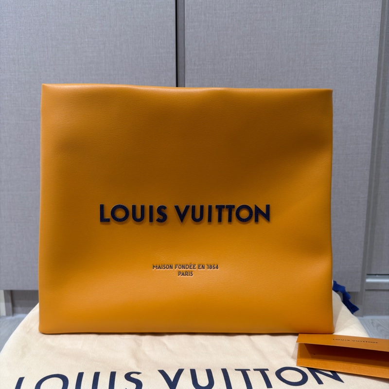全新 Louis Vuitton 路易威登皮革購物袋 M24457 路易威登兩用手提包-1