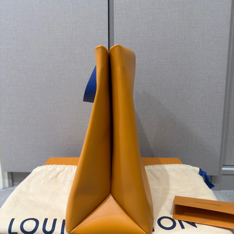 全新 Louis Vuitton 路易威登皮革購物袋 M24457 路易威登兩用手提包-2