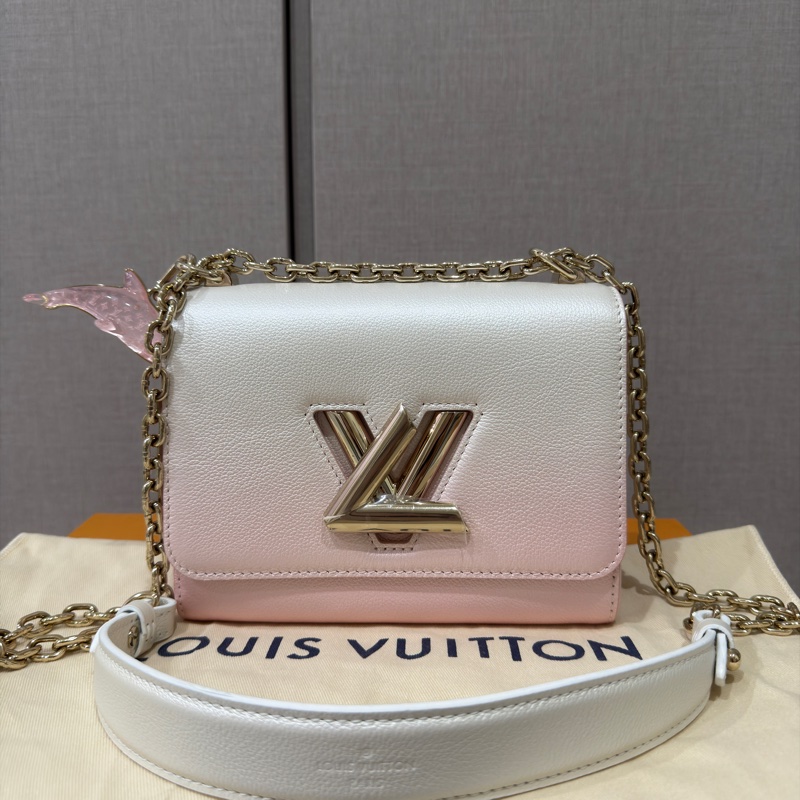 LV Twist PM By The Pool 2024 粉白漸層人魚包限定款 近全新未使用-0