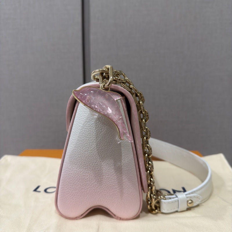 LV Twist PM By The Pool 2024 粉白漸層人魚包限定款 近全新未使用-10