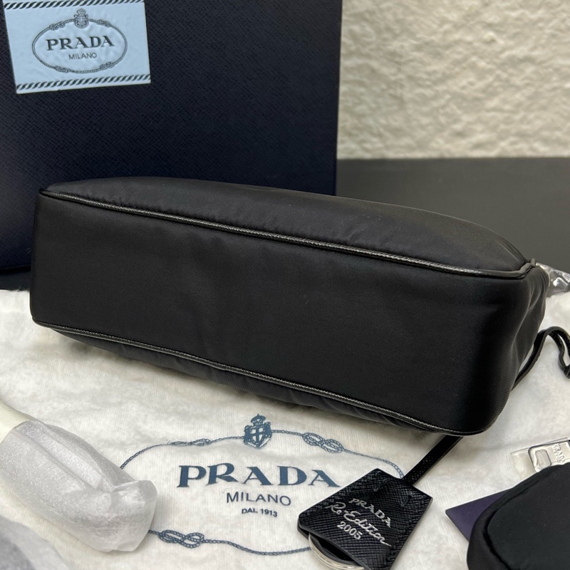 閒置新未使用 Prada普拉達hobo三合一鏈條包單肩斜挎包-4