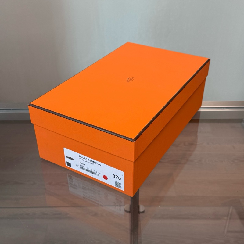 愛馬仕HERMES 黑色麂皮勃肯包頭半拖 37碼-7