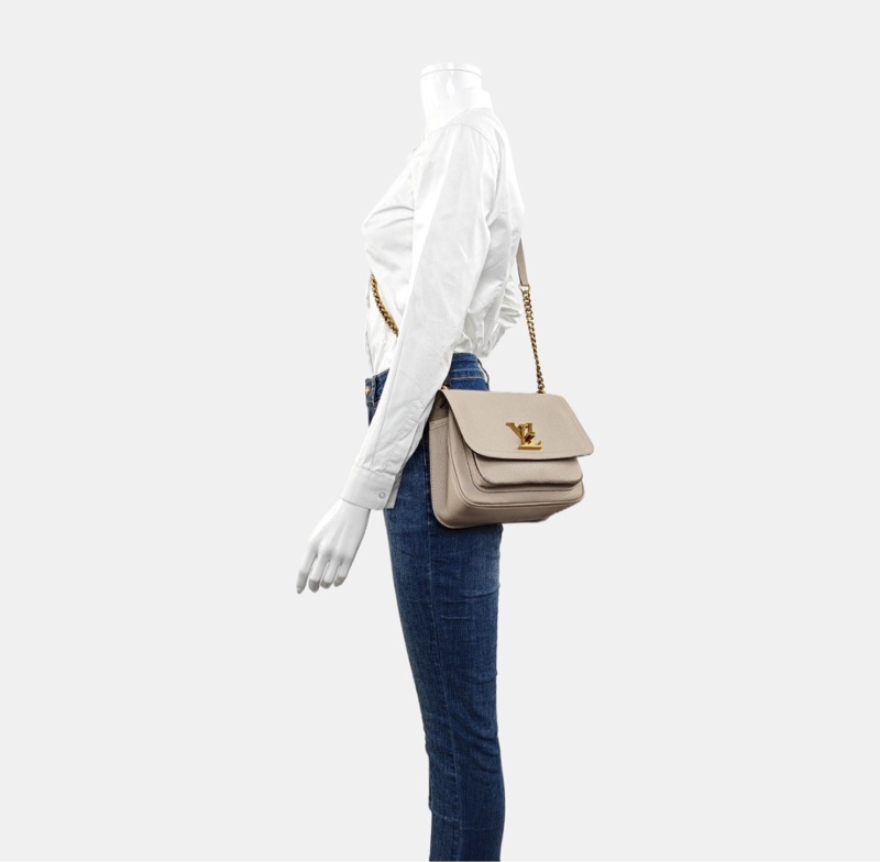 Louis Vuitton 路易威登 Lockme Tender小號 卡其色-6