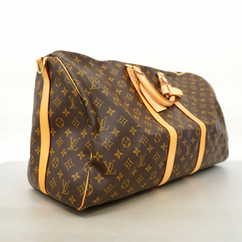 路易威登包款 - Boston Monogram Keepall Bandoulière 55 M41414 棕色 男女款-1