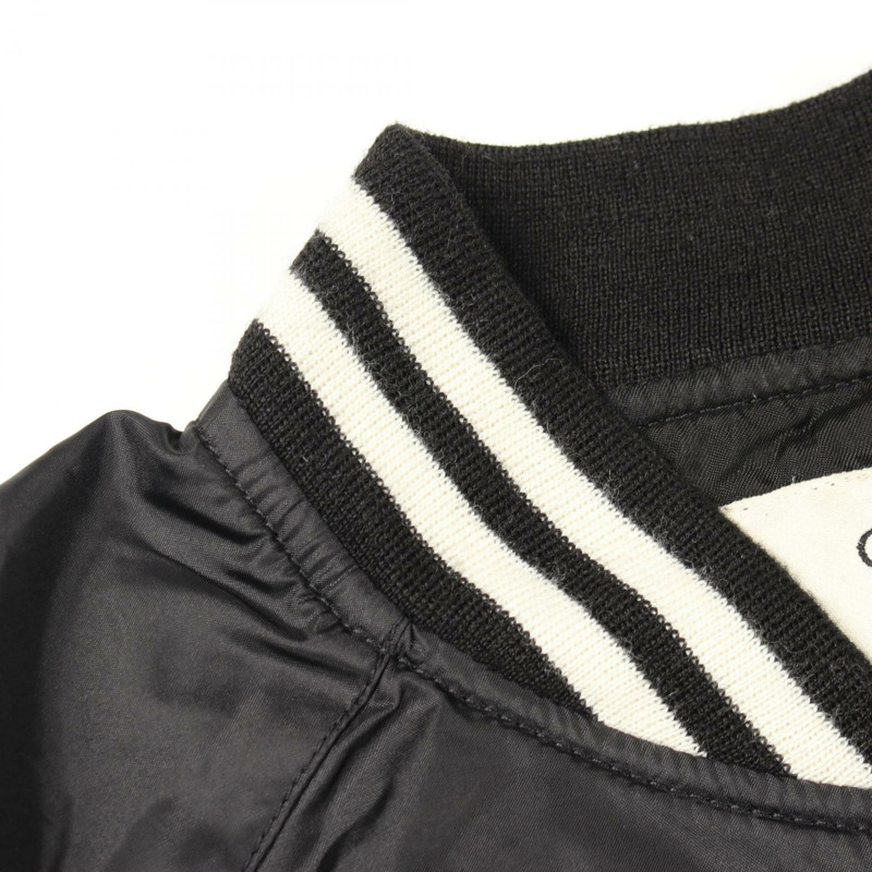 CELINE Teddy 外套 Blouson 2W365495M 尼龍 黑色 白色 二手 男款-8