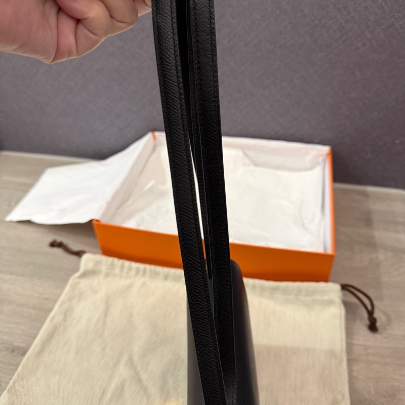 Hermes mini 康康19 Epsom黑金B刻-12