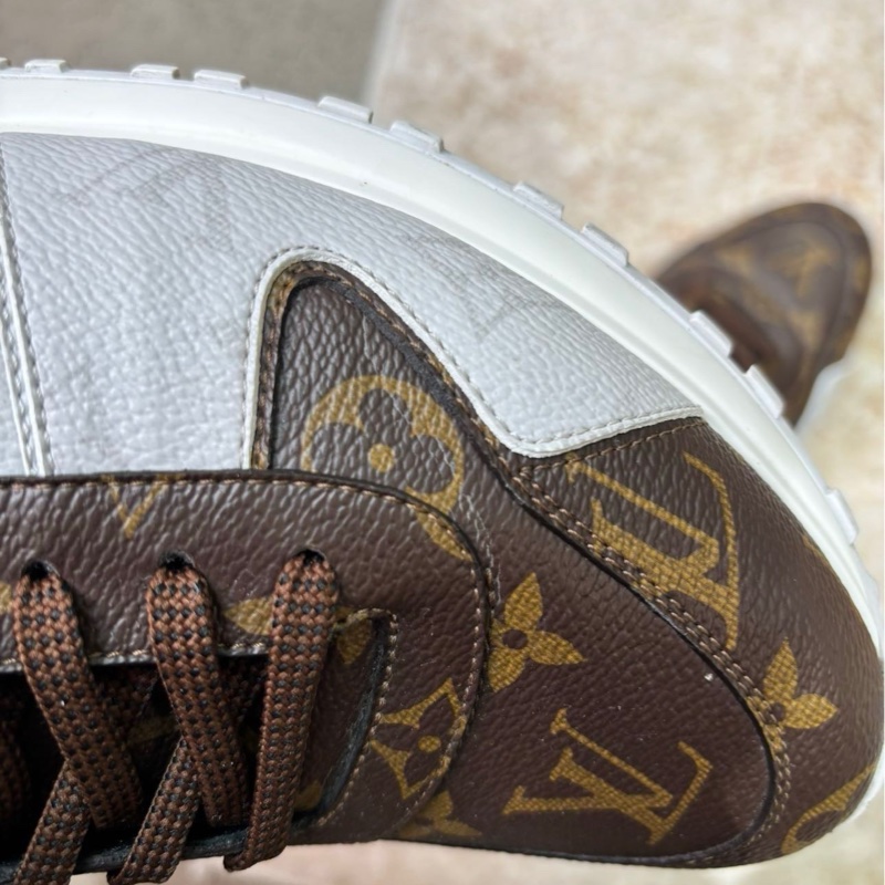 99新 LouisVuitton/路易威登 老花拼色运动鞋鞋子7.5码/42吗-2