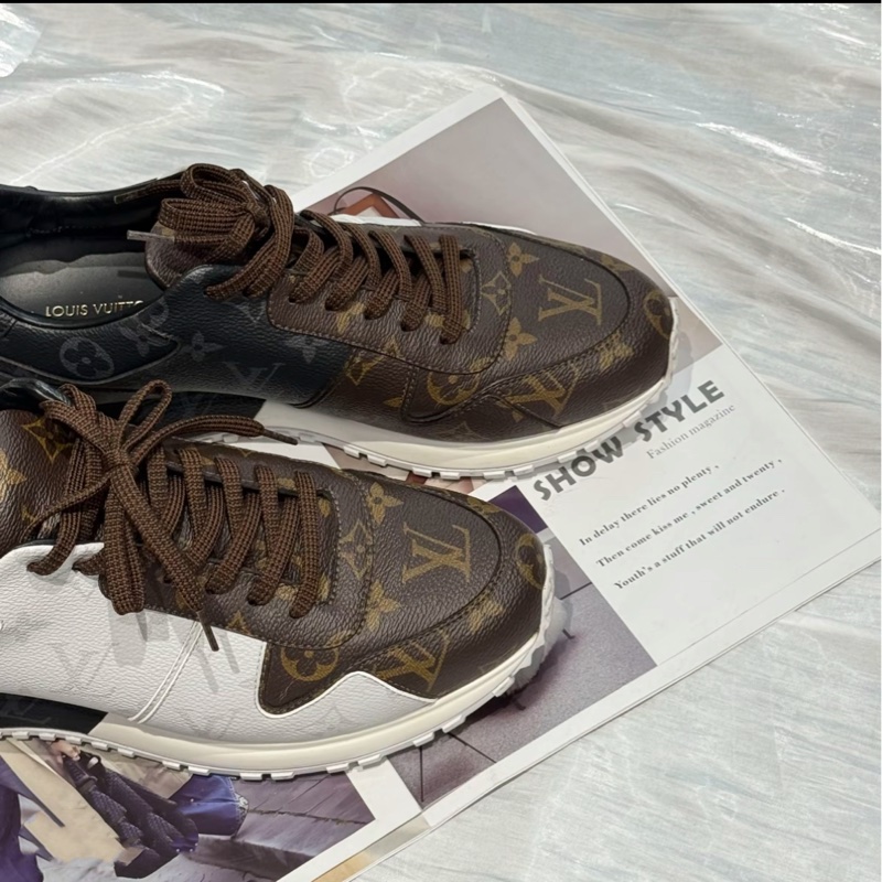 99新 LouisVuitton/路易威登 老花拼色运动鞋鞋子7.5码/42吗-7