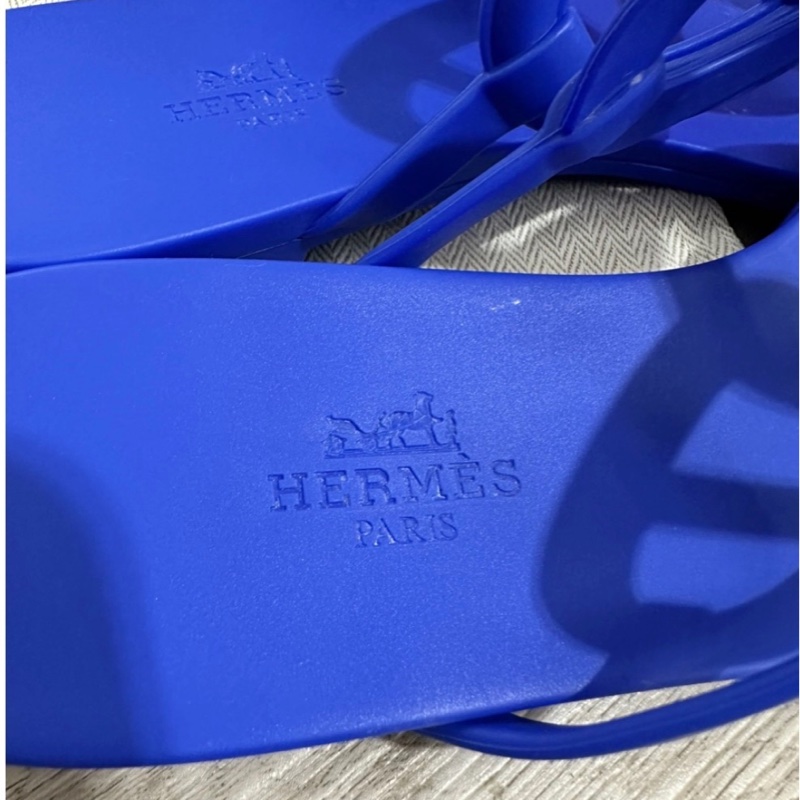 愛馬仕全新 豬鼻涼鞋 Hermes 拖鞋 沙灘鞋 經典款 人字拖-5