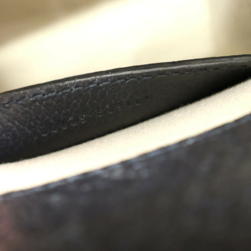 藍色 GG Supreme帆布 牛皮飾邊 Mini Retro Interlocking G 肩背包【GUCCI 古馳】 671623-4