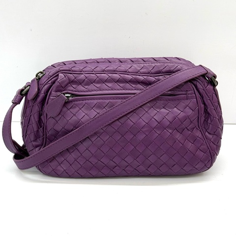 BOTTEGA VENETA 寶緹嘉 紫色INTRECCIATO斜背包