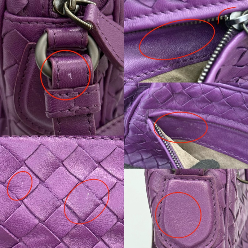 BOTTEGA VENETA 寶緹嘉 紫色INTRECCIATO斜背包-7