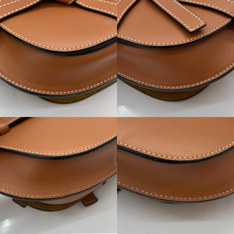 LOEWE 棕色GATE MINI 斜背包-4