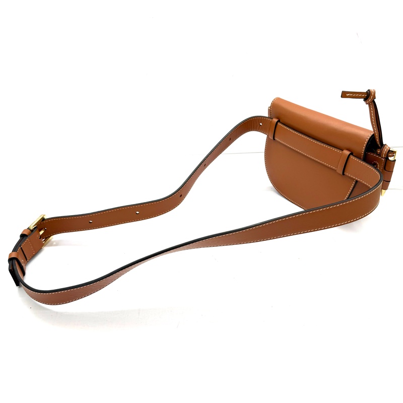 LOEWE 棕色GATE MINI 斜背包-5