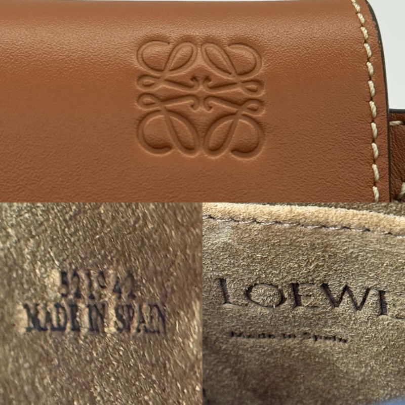 LOEWE 棕色GATE MINI 斜背包-7