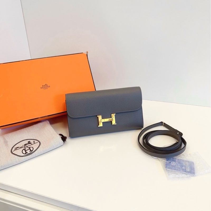 🐎Hermes愛馬仕|康康Constance togo|錫器灰金扣|Epsom皮|99新-1