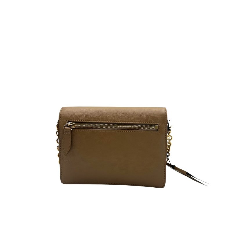 【美收精品】BURBERRY  茶色格紋肩背包 C-557【隔月月中將轉賣至日本 上架期限30天】-1