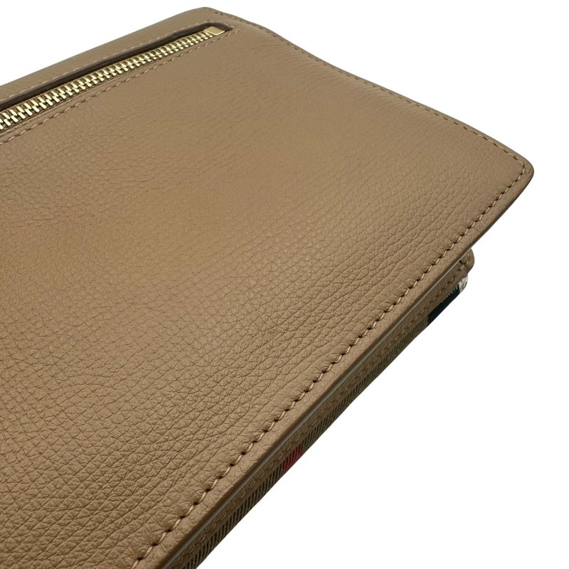 【美收精品】BURBERRY  茶色格紋肩背包 C-557【隔月月中將轉賣至日本 上架期限30天】-10