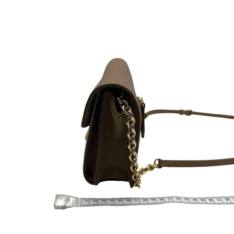 【美收精品】BURBERRY  茶色格紋肩背包 C-557【隔月月中將轉賣至日本 上架期限30天】-13
