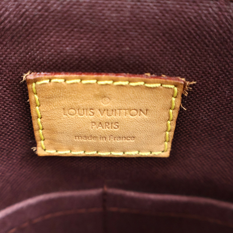 棕色 原花帆布 Turenne MM 兩用包【LOUIS VUITTON LV 路易威登】 M48814-4