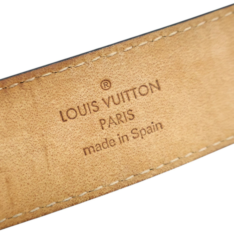黑色 Epi 水波紋牛皮 皮帶 85cm【LOUIS VUITTON LV 路易威登】 M9553-4